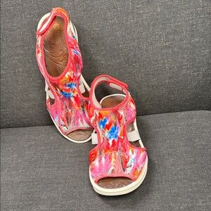 Bzees Vibrant Multicolor Kids Sandals